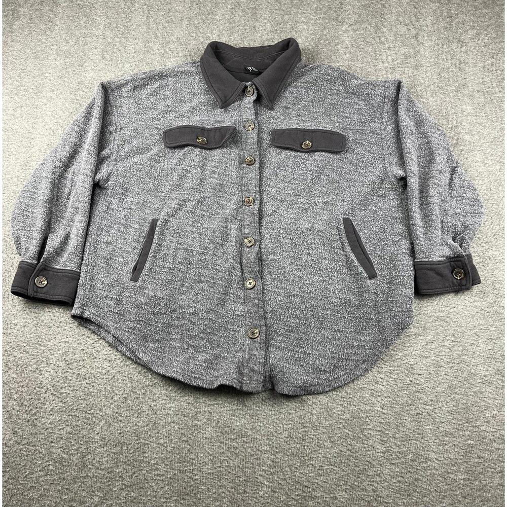 PacSun Women's Gray‎ Button-Up Shirt Jacket XS/S